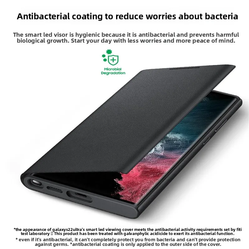 Custodia Smart LED View per Samsung GALAXY S21 S22+ S21 Plus S20 Ultra Cover per telefono a portafoglio