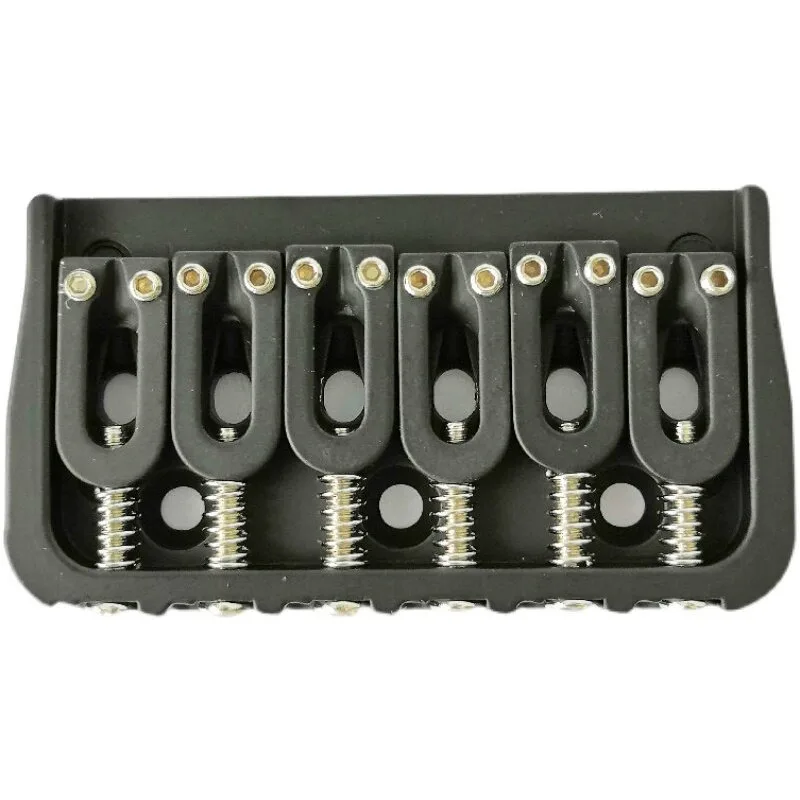 For Handmade Pickup, Bridge 6-string Gold Black, Electric Guitar Accessories