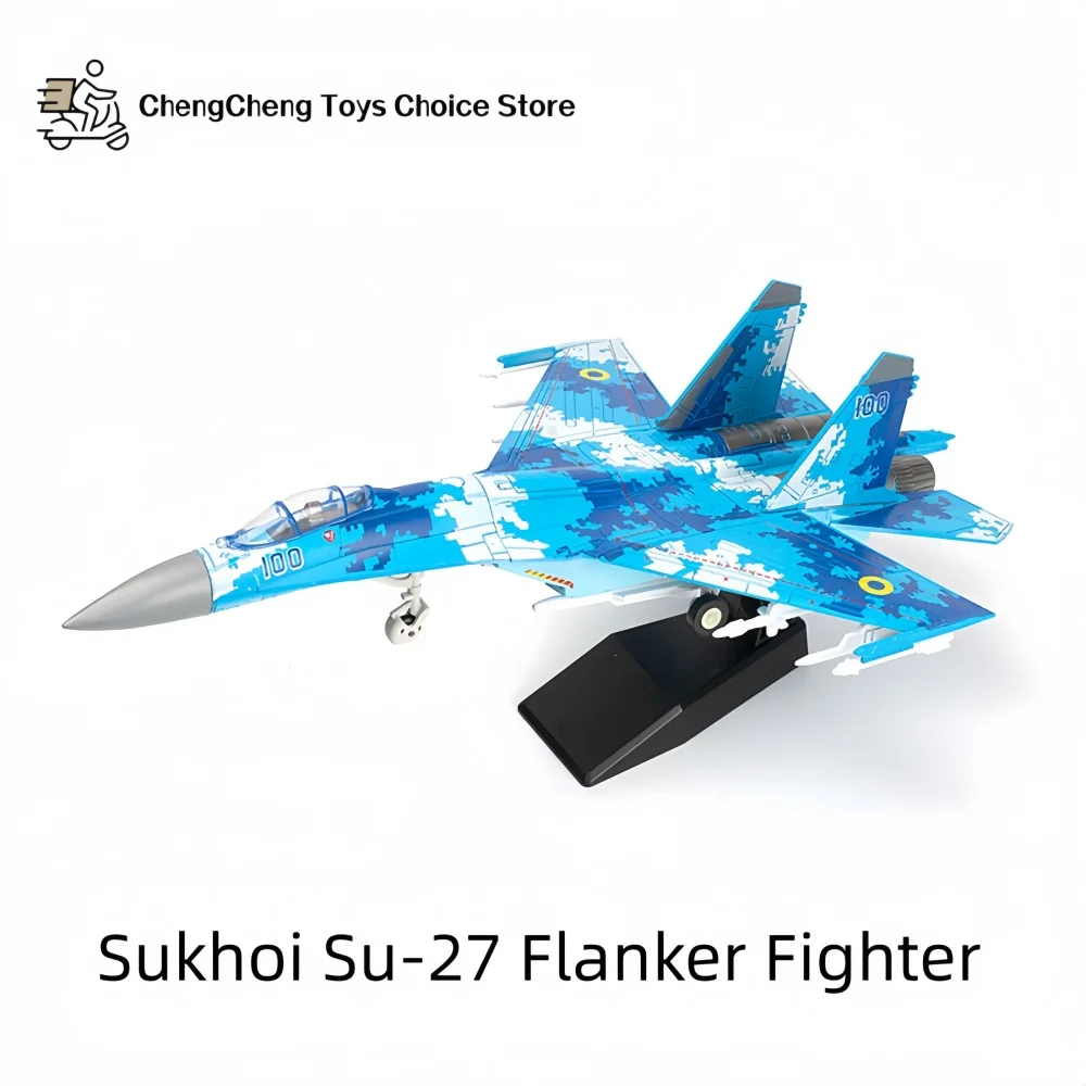 1/72 Creative Military Series Russia Sukhoi Su-27 Flanker Jet Building Blocks Multi-Role Heavy Fighter Model Toys For Boys Gifts