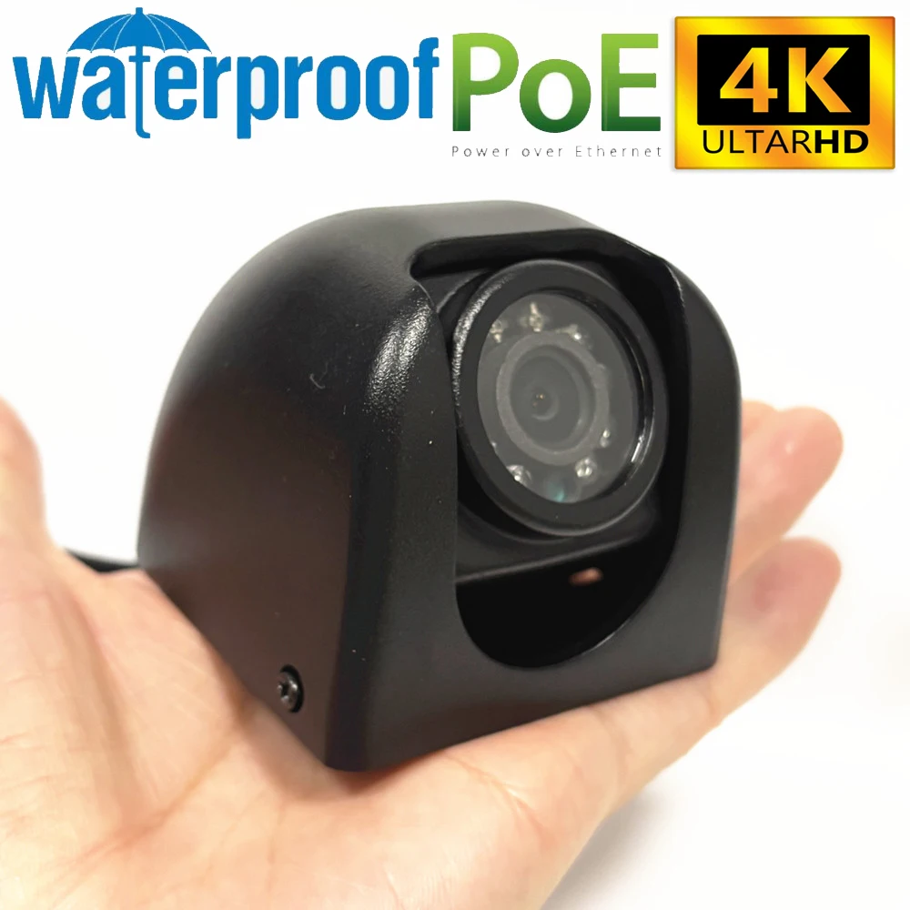 HiEasy 4K 8MP 4MP Security CCTV Waterproof 940NM IR Mini POE IP Camera P2P Onvif Surveillance Camera RTSP FTP Metal case p6slite