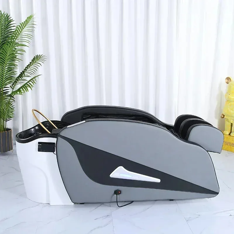 2025 Hair Salon Washing Chair Head Spa Shampoo Bed Electric Therapy Thai Massage Shampoo Pedicure Spa Bed