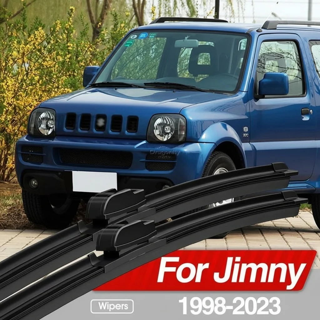 

For Suzuki Jimny JB23 JB43 JB33 JB53 JB74 JB64 Sierra 1998-2023 Front Windshield Wiper Blades 2x Windscreen Accessories 2018 201