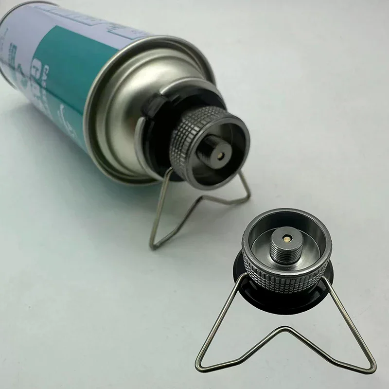 Adapter Adapter Gas Butane with Bracket Gas Cartridge Head Conversion Nozzle Bottle Type Input Screw Type Valve Output