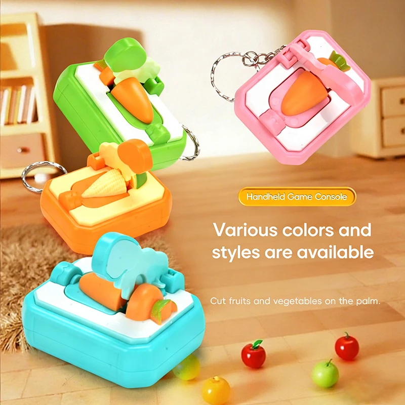 DIY Keychain Carrot-cutting Creative Mini Cutting Fun Stress-relieving Toy Interesting Toy Gift view 2