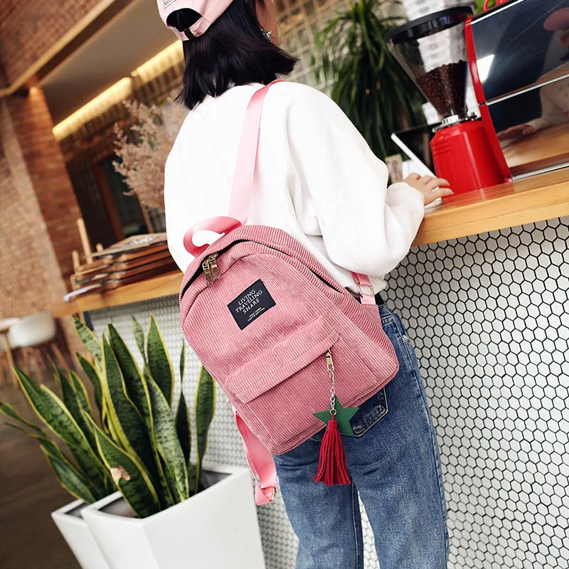Neuer lässiger Damenrucksack, Reisetasche für die Universitätsschule, Harajuku-Reise-Umhängetasche, Mädchen im Teenageralter – Detail 4