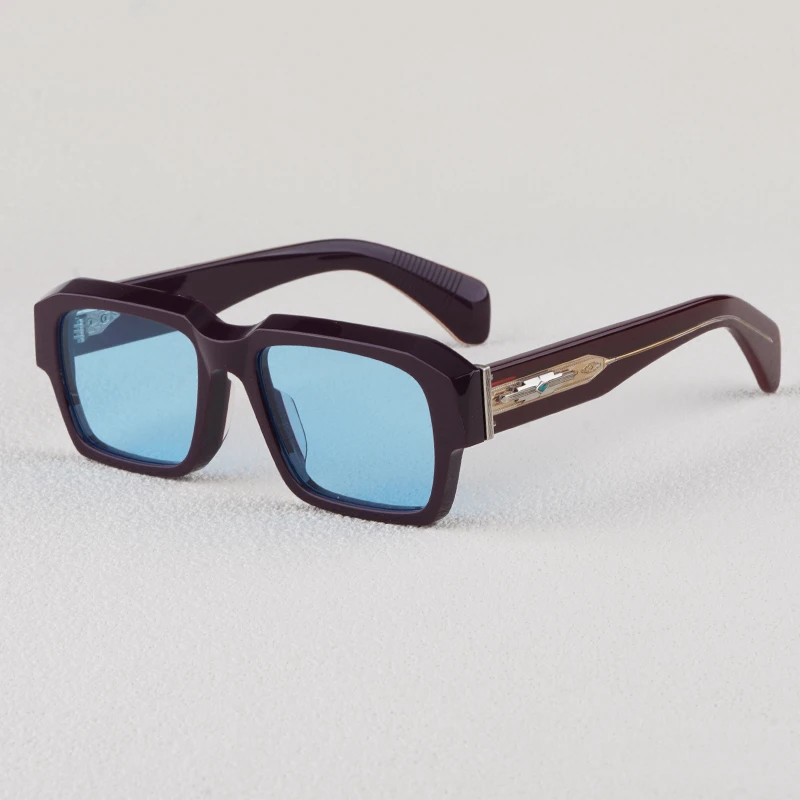 

DAKOTA Big Square Acetate Sunglasses for Men and Women High Quality Brand Designer UV400 Luxury Optical Prescription Eyeglasses