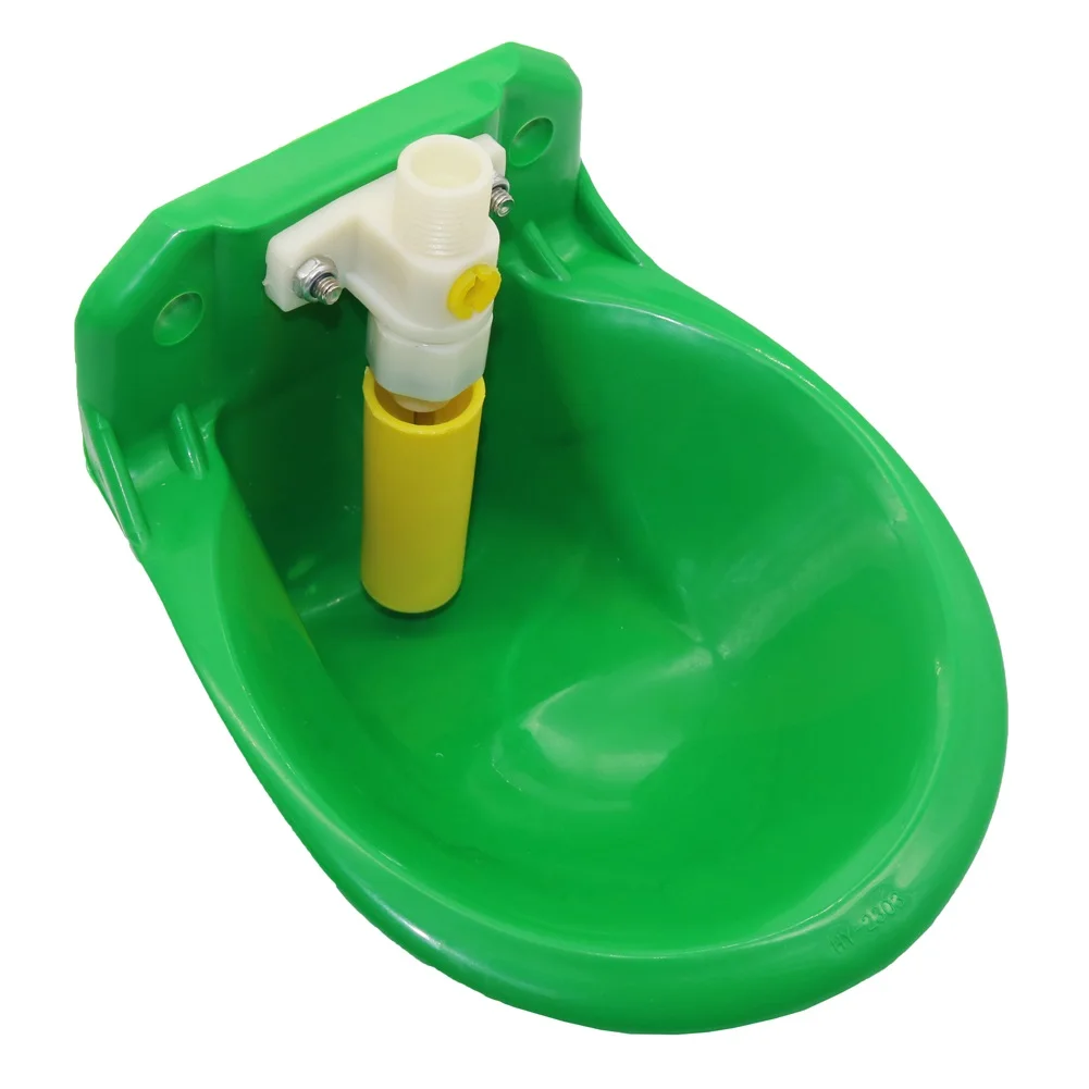 Sheep Automatic Drinking Bowl Pony Calf Pig Feeder Animal Feeder Engineering Plastics Green Premium Drinking Water 1 Pc