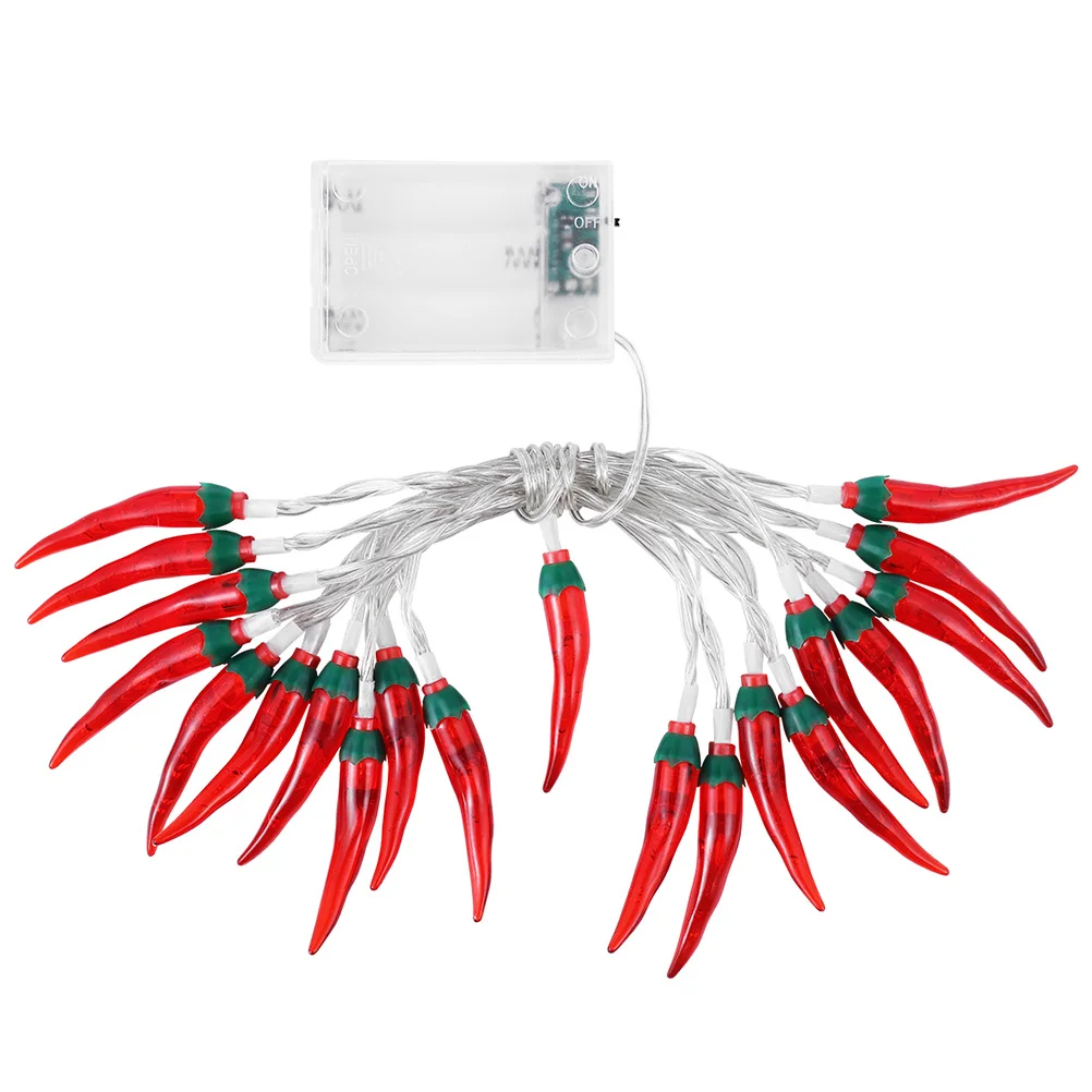 1 قطعة LED الفلفل الحار تصميم سلسلة ضوء 10 متر 80 المصابيح صديقة للبيئة مهرجان داخلي ديكور جو دافئ الإضاءة