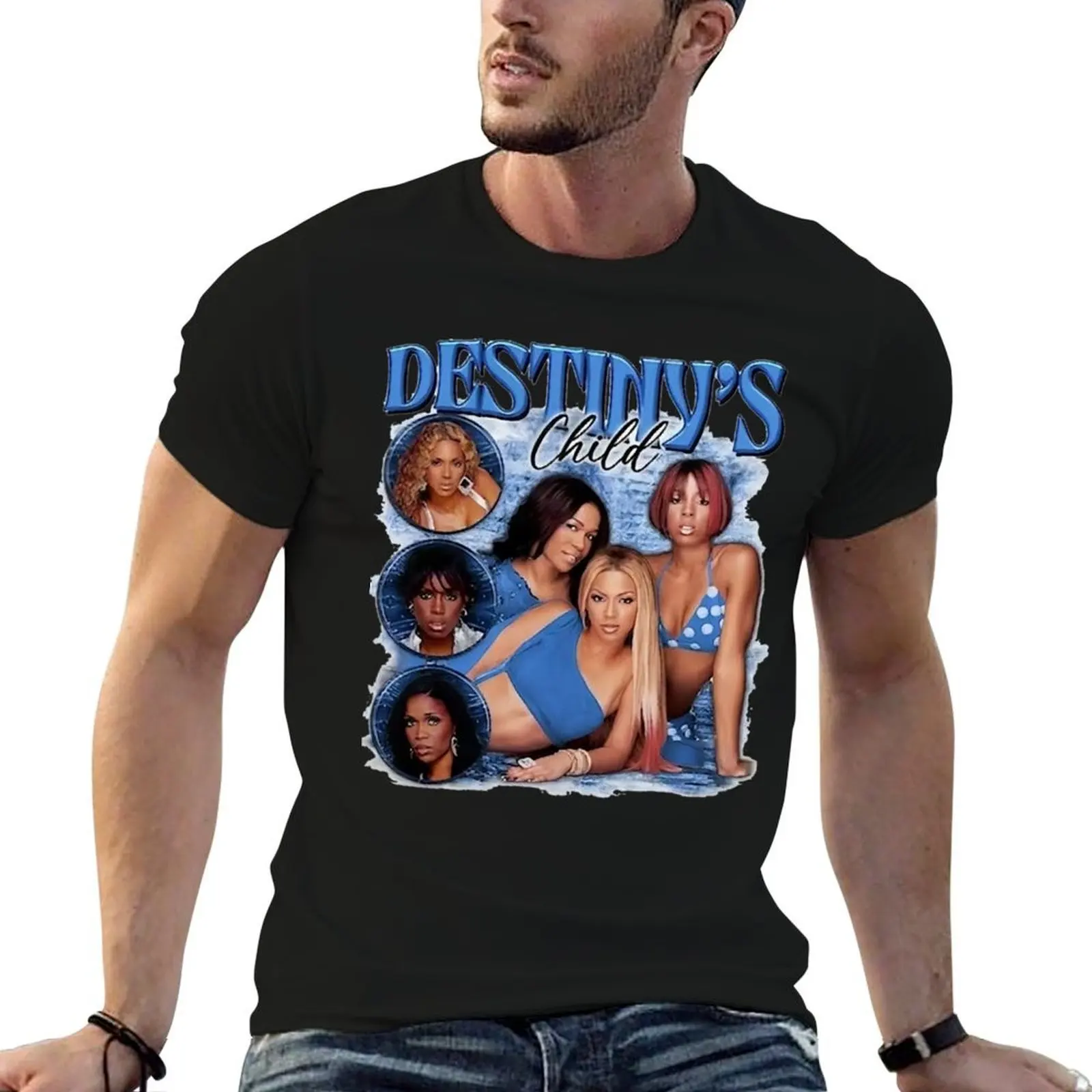 Destiny's Child Group T-Shirt essential t shirt t shirts for man graphic vintage T-Shirt