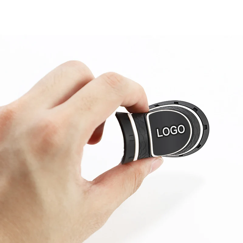 Auto Wasser Tasse Slot Pad Silica Gel Weiche Matte Auto Zubehör Für Jeep Renegade Kompass Grand Cherokee Wrangler Patriot Rubicon