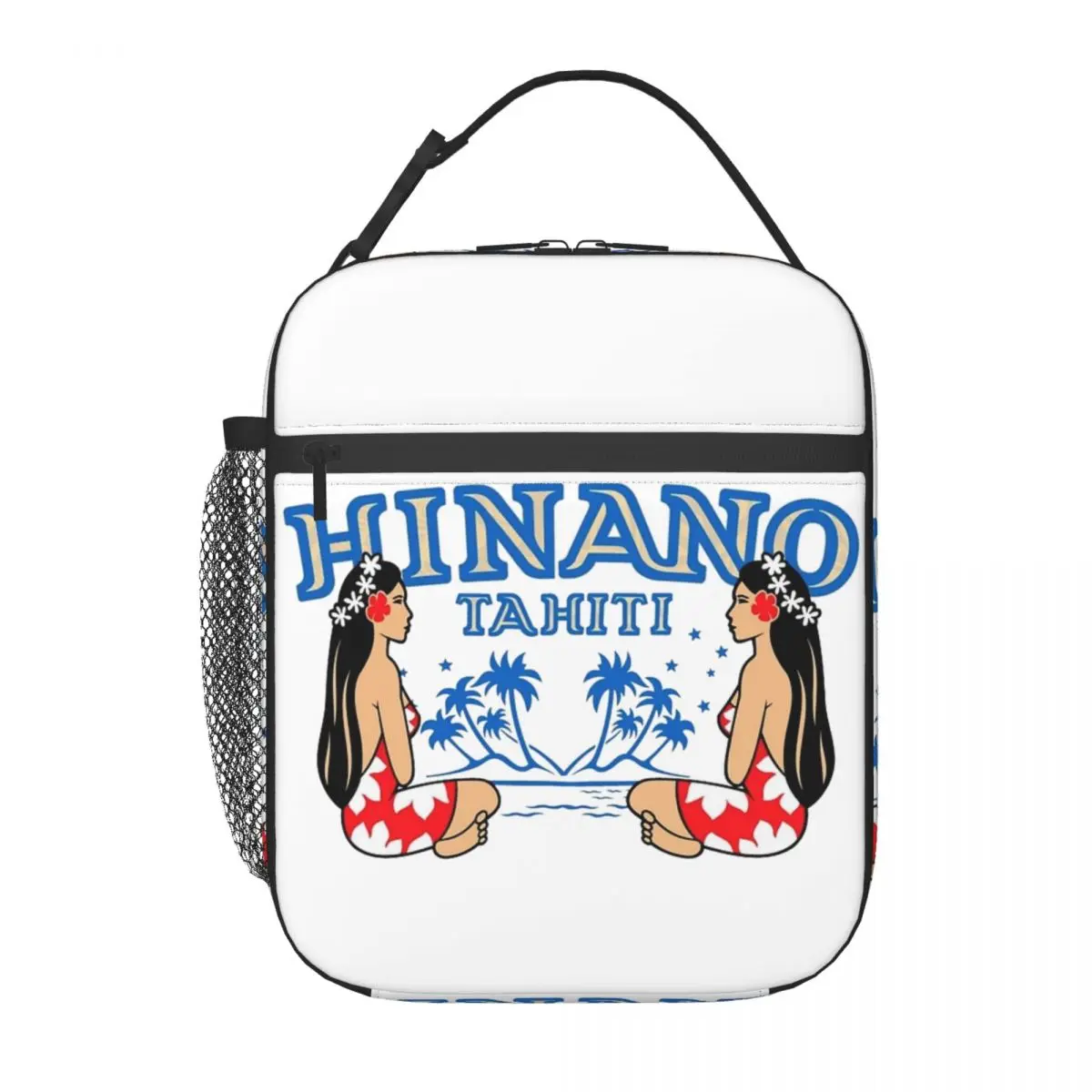 Beer Hinano Tahiti Logo Thermal Insulated Lunch Bag for Travel Reusable Food Container Bags Cooler Thermal Lunch Boxes