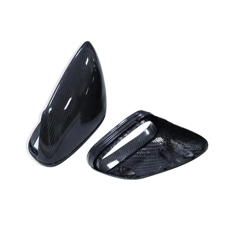 

High Quality Panamera Dry Carbon Fiber Rearview Mirror Caps Cover Replacement OEM Style for Porsches 971 2017-2021