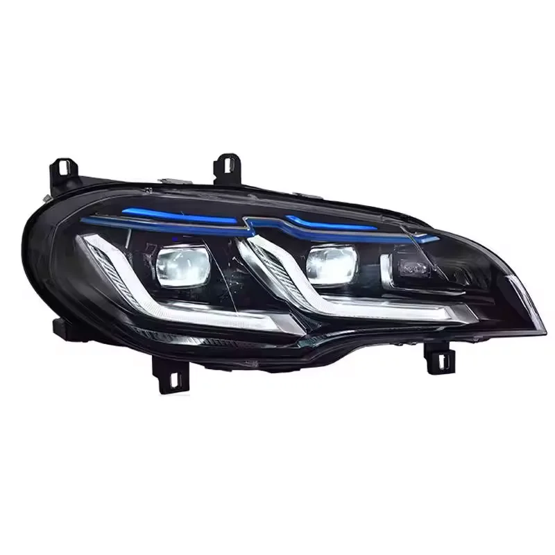 Auto Car Accessories X5 2008-2013 Headlights Assembly Modified LED lens Head Lamp for BMWs X5