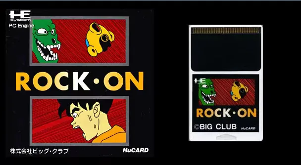 16bits PC Engine HU-CARD : ROCK ON ( Japan Version!! )
