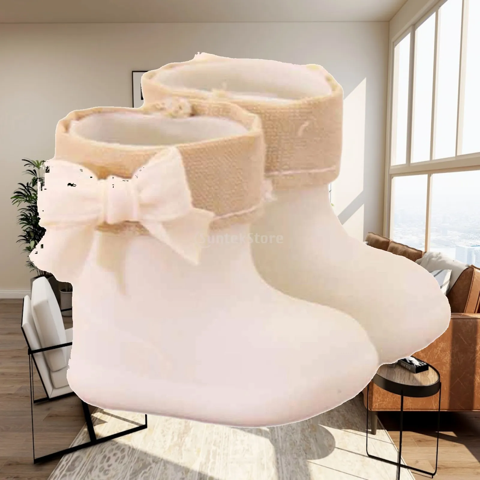 Doll Rain Boots Stylish Photo Prop Festival Soft Sturdy Versatile Decorative