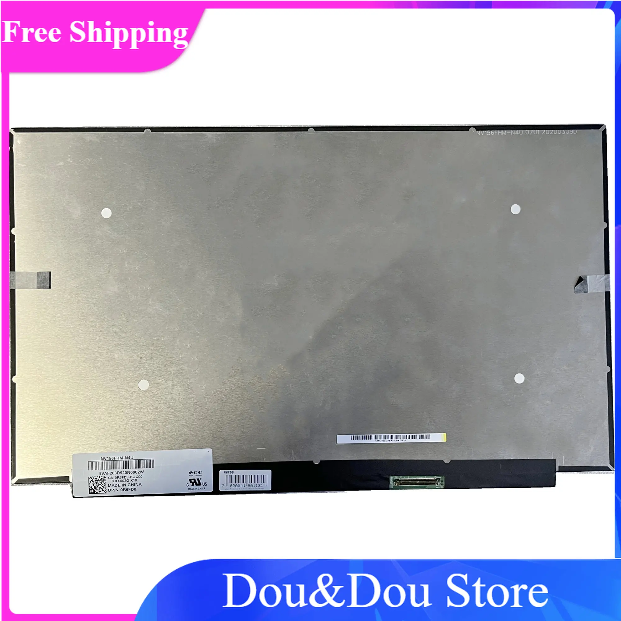 

NV156FHM-N4U fit N156HRA-GAA B156HAN13.0 120HZ Slim panel FHD NV156FHM-NX1 NX2 LM156LFGL03 LM156LFGL02 LED matrix lcd screen