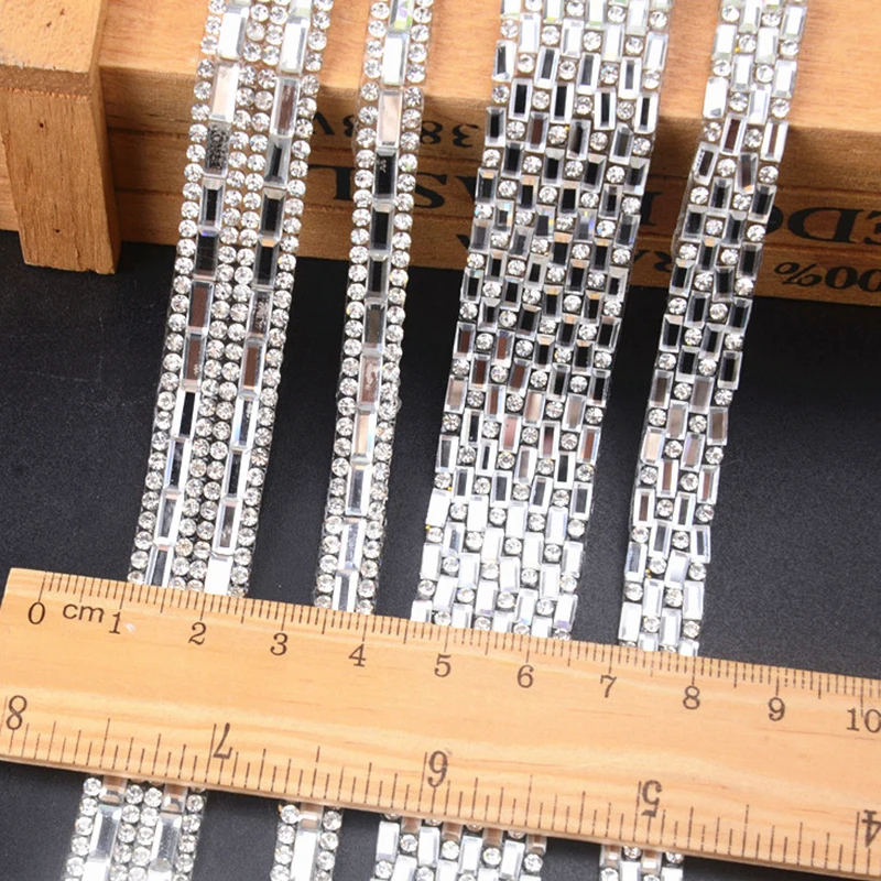 2 متر/مجموعة كريستال حجر الراي - مراجعة Rhinestone Banding Trim وسعره