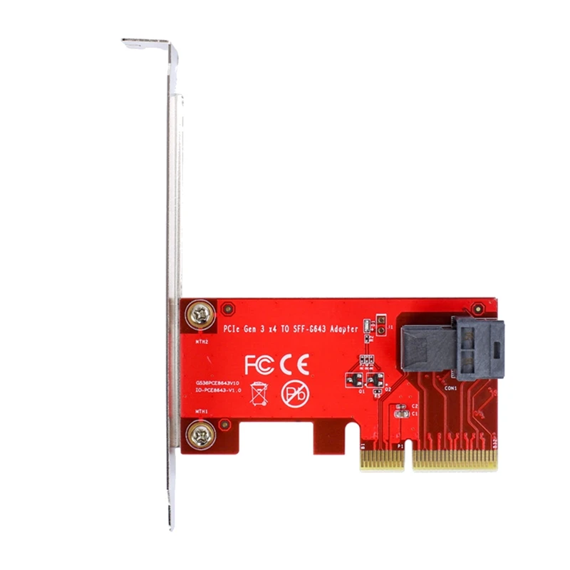 Imagem -04 - Pcie para U.2 Adapter Card Sff8643 Gen ou -lane Ssd com Mini-sas Sff9643 U.2 Cabo para Mineração