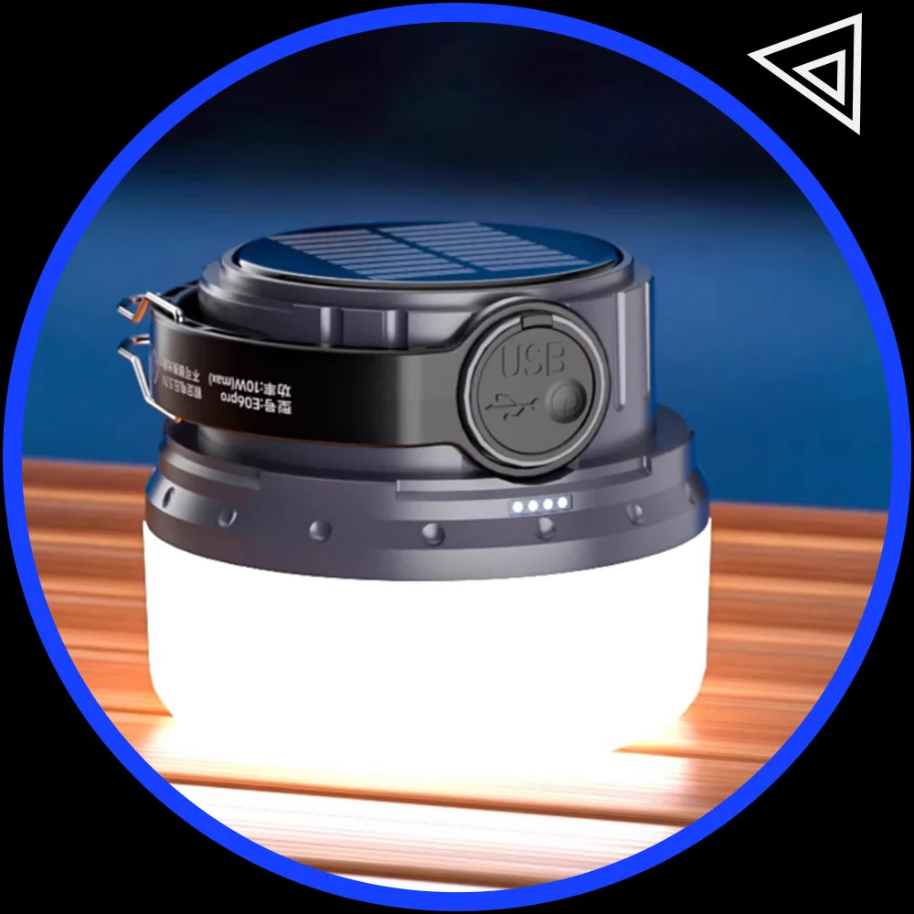 

LEM E06/E06S/E06Pro Camping Lamp USB Solar Energy Rechargeable Camping Lighting Portable Outdoor Lamp 800LM 6000mAh Lantern