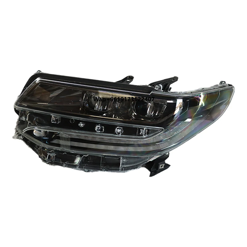 LED Two-Eye Super Bright Headlights for Alpha Alphard Model 24V 6000K Color New for Original Car Upgrades Replacement