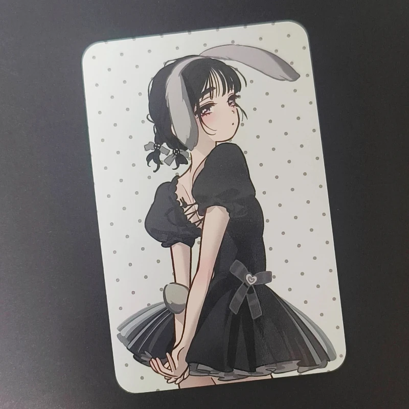 การ์ดสะสมแท้ Alien Stage เกาหลีใต้ ฉลองครบรอบ 3 ปี แฟลชแฟลช รูปกระต่าย น่ารัก สีชมพู ซีรีส์หัวใจสาวหวาน ของขวัญ