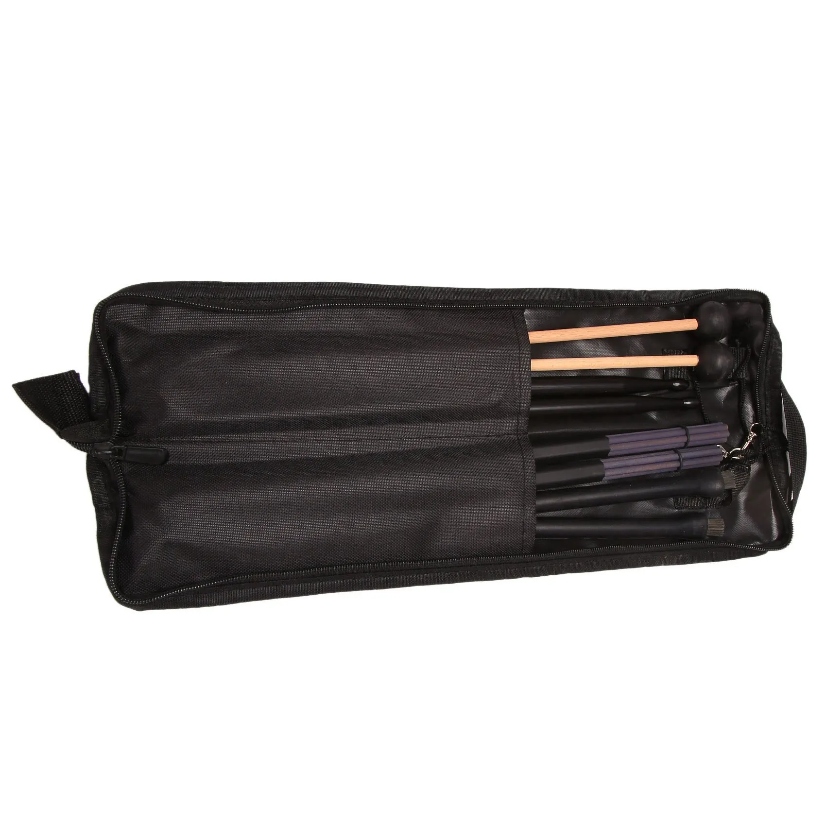 

Highly Recommended.Drum Sticks Set Include Nylon Drum Sticks, Wire Brushes Rods with Bag