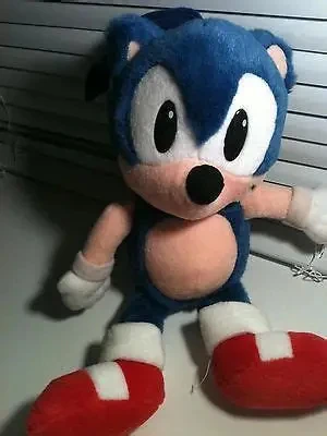 2026 New Cartoon Sonics Anime Blue Plush Doll Toy Game Merchandise Tails Knuckles and the Hedgehog Toy Children's New Year Gift