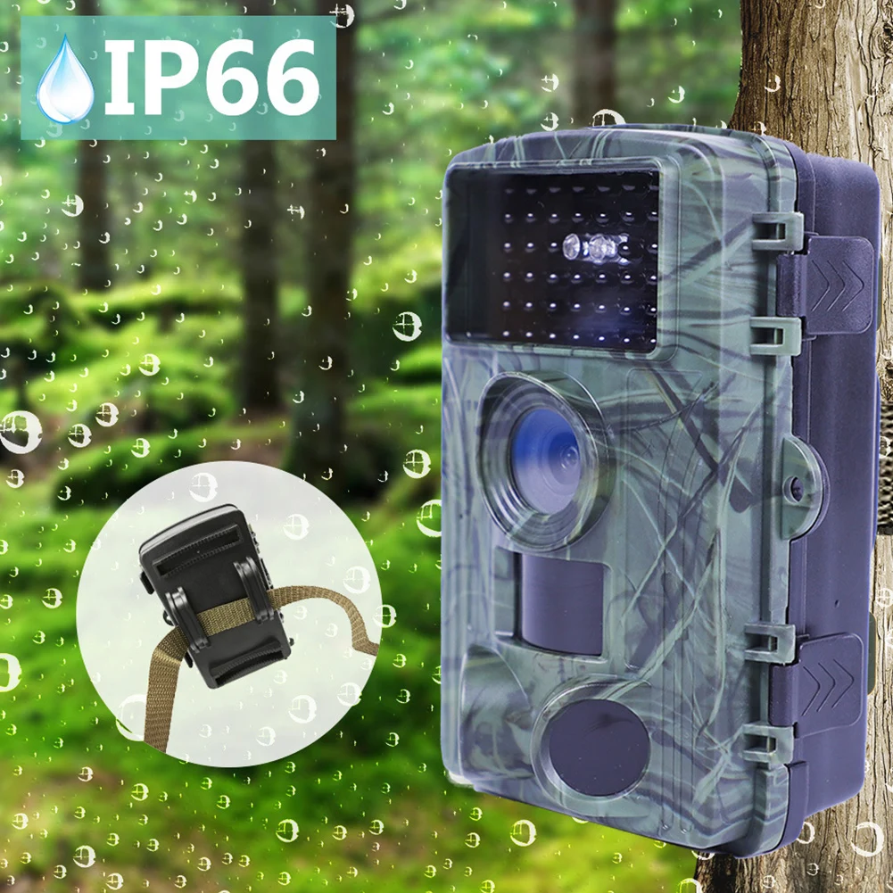 Outdoor WiFi Hunting Trail Camera 60MP 4K Infrared Night Vision Motion Activated Security Cam Waterproof Wildlife Photo Traps