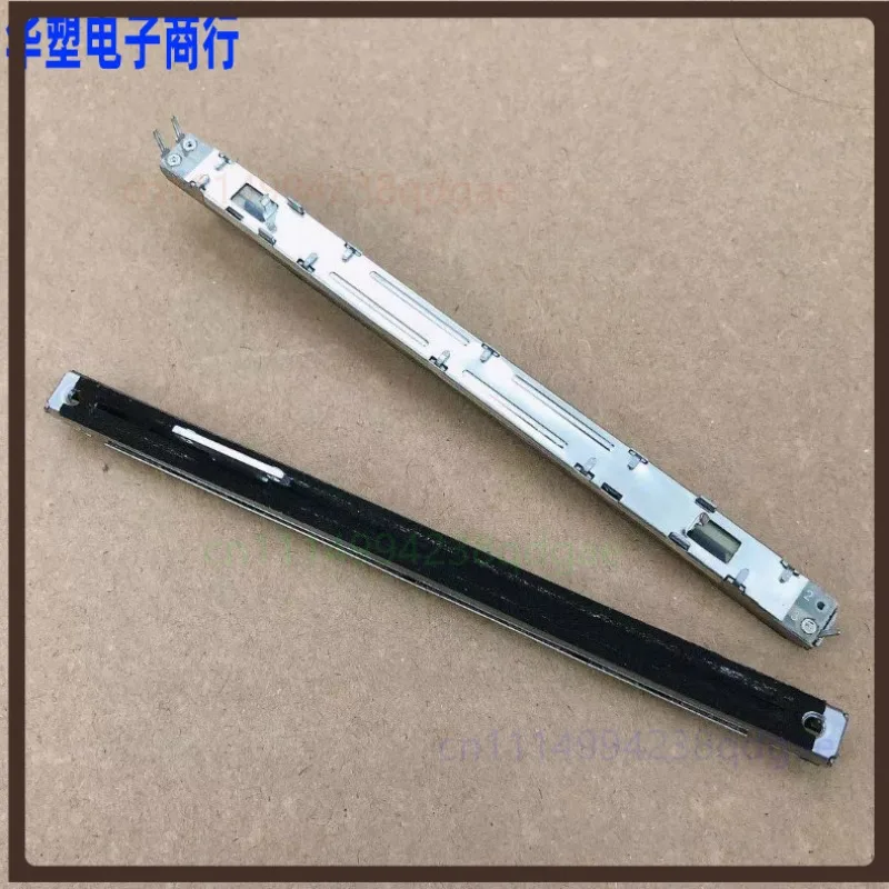 1PCS 128MM Mono Slide Fader Potentiometer 3 Pin A10K T Shaft For Allen 2400 Mixing Console Volume Adjust Replacement Part