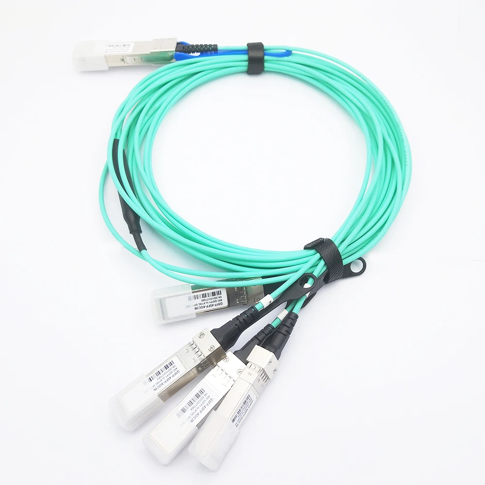 100G QSF28 TO 4SFP28 AOC 7M Active Optical Cable Compatible with normal brand