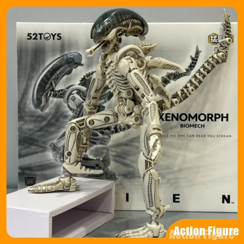 

Genuine 52toys Beast Box Ib 13bm White Alien Infinite Series Deformable Mecha Toy Action Figure Sci-Fi Collectible Toy Gift