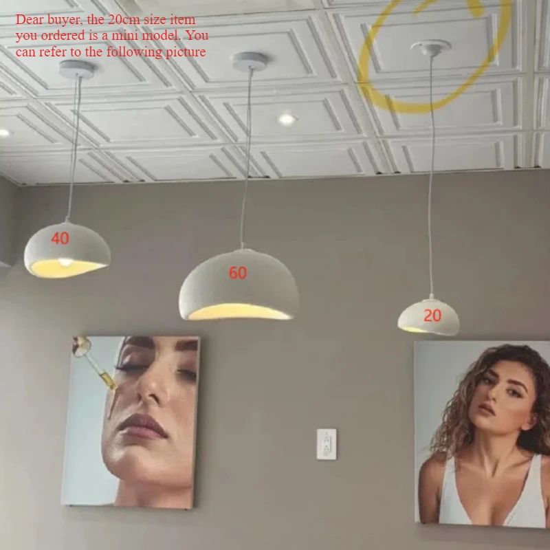 Lampadario Wabi-Sabi Giapponese E27 – Soffitto In Polistirene Bianco, 5 Misure Di Paralume E Cavo Regolabile, Per Sala Da Pranzo E Camera