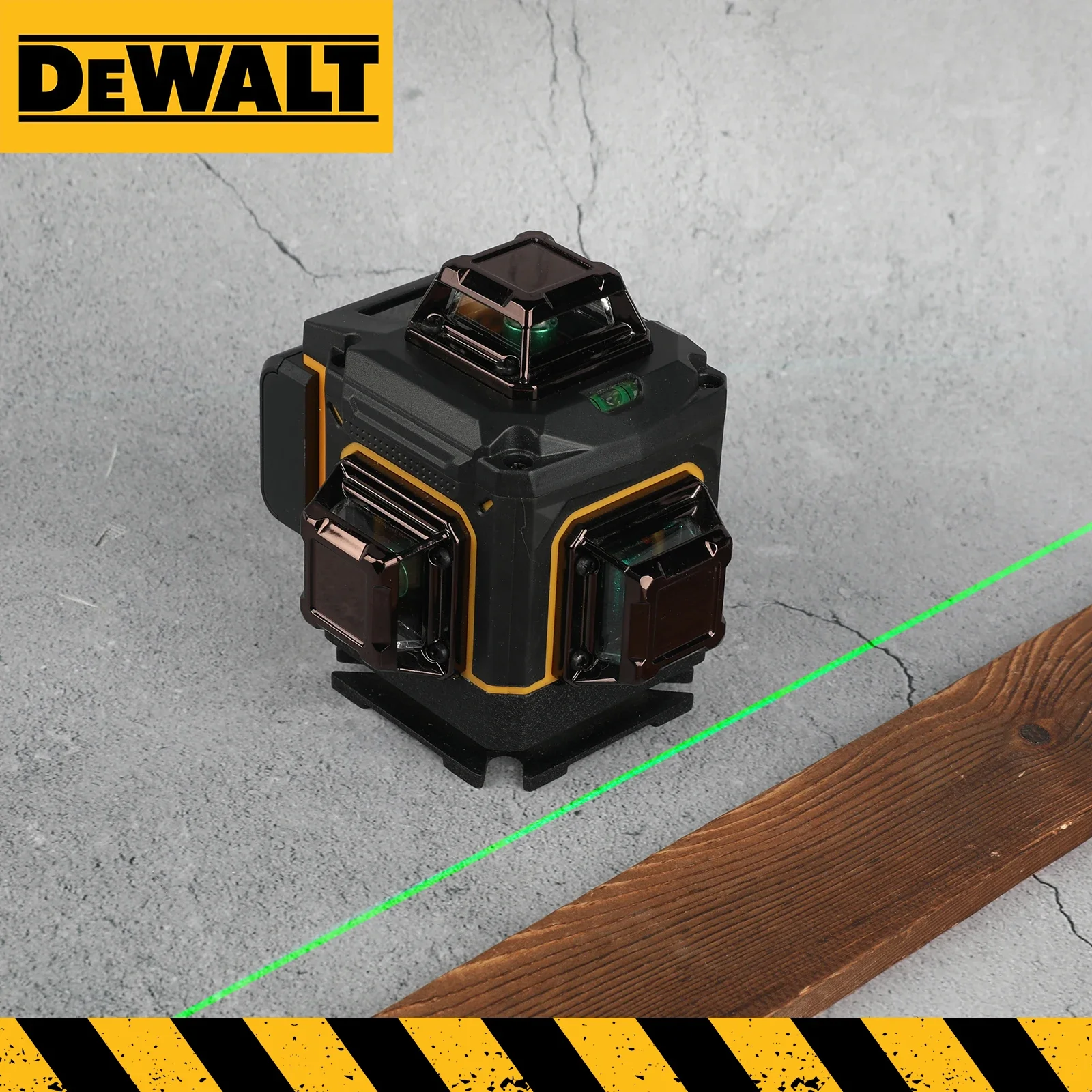 2025 جديد! DEWALT 4 جوانب * 360 درجة عمودي 3-4D مستوى الليزر شعاع أخضر 16 خطوط التسوية الذاتية العمودية عبر خط Lase #4