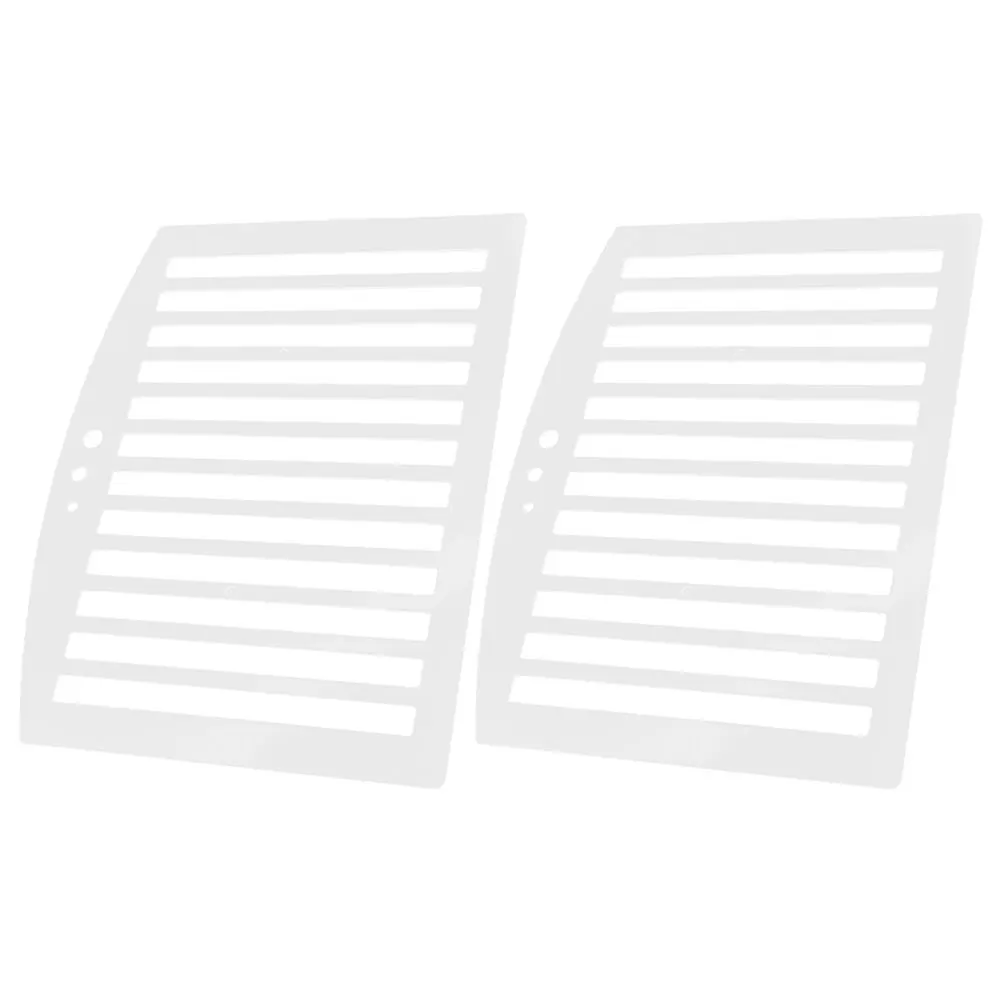 Plantilla de línea transparente para dibujo de estudiantes, suministros para niños, diseño de rejilla de prueba política de regreso a la escuela, 2 uds.