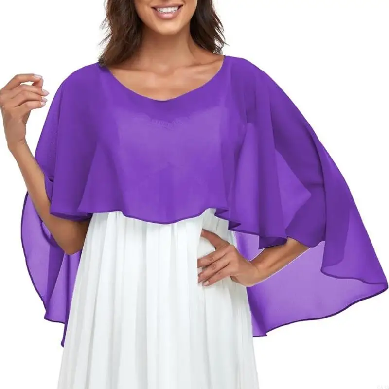Multiuse Pullover Scarf Shawl Wrap For Dresses Formal Event Shoulder Wrap for Evening Party and Banquet Dresses 6XDA