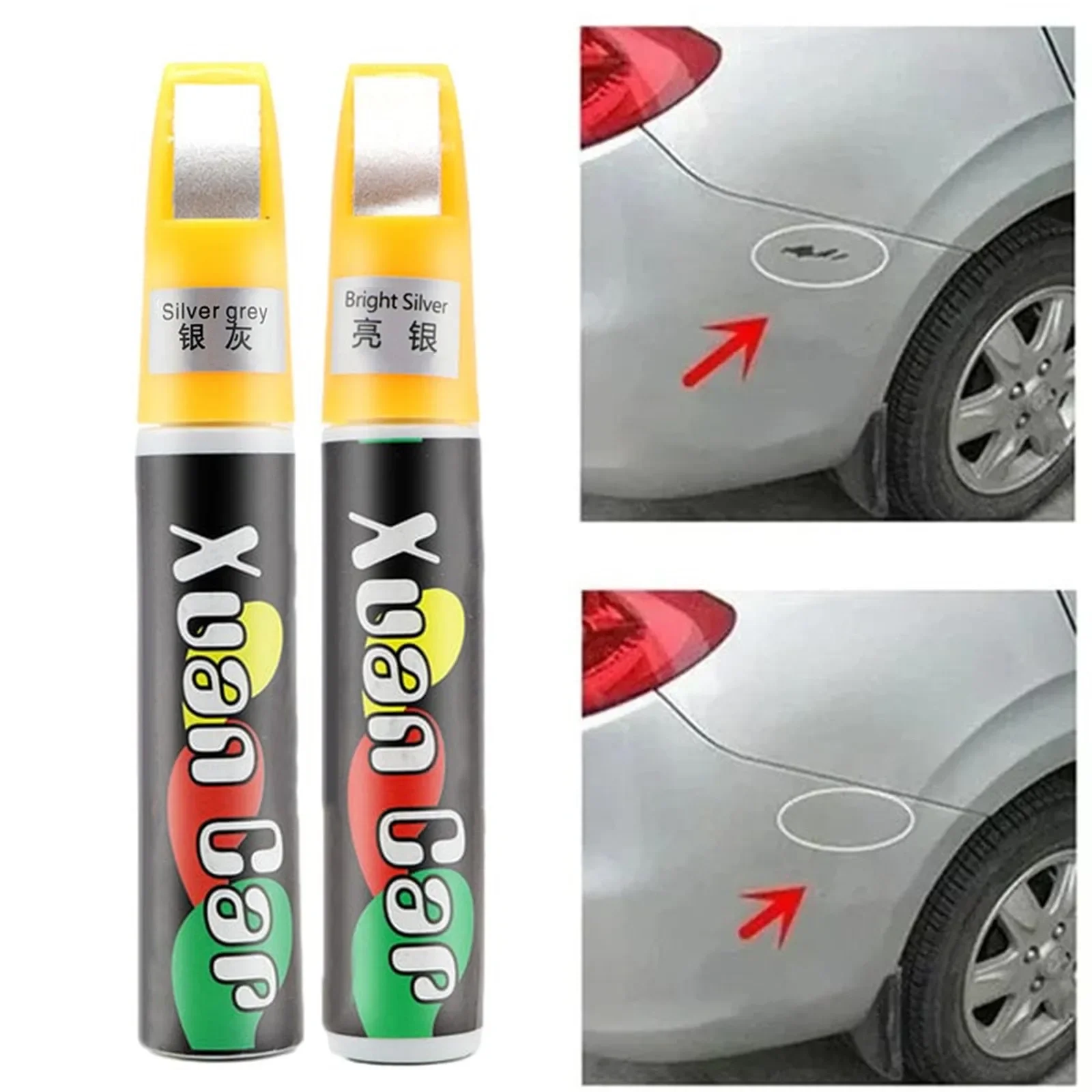Pluma de pintura de retoque automático, pluma de reparación de arañazos para motocicleta y coche, eliminador de relleno, marcador de pintura para neumáticos de Moto, herramienta de reparación de arañazos transparente para Moto ﻿
