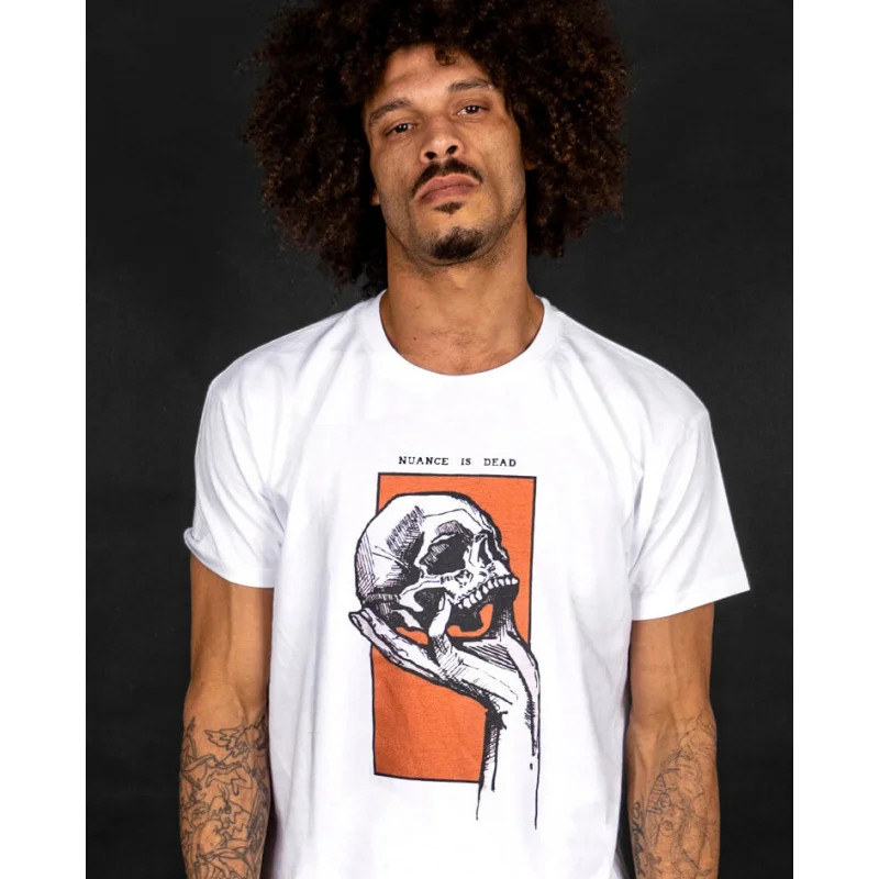 

Nuance is Dead T shirt for man 100% cotton print Gift Tee size Tops S-6XL Graphic Clothes