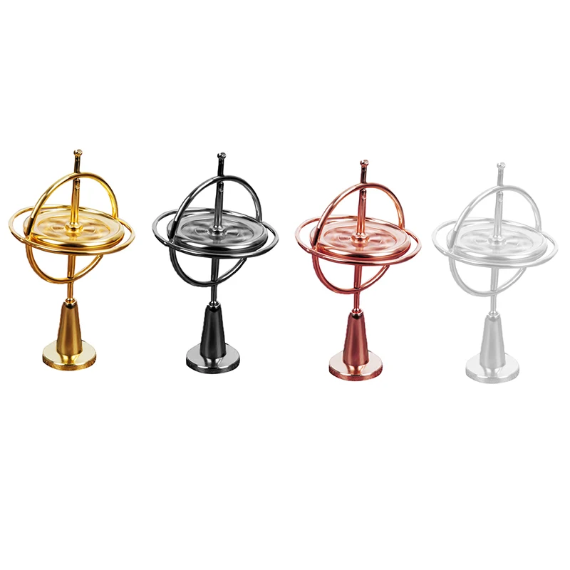 Self-balancing Gyroscope Anti-gravity Decompression Educational Toy Six Generations Colorful Finger Gyroscope Gift Stress Relief