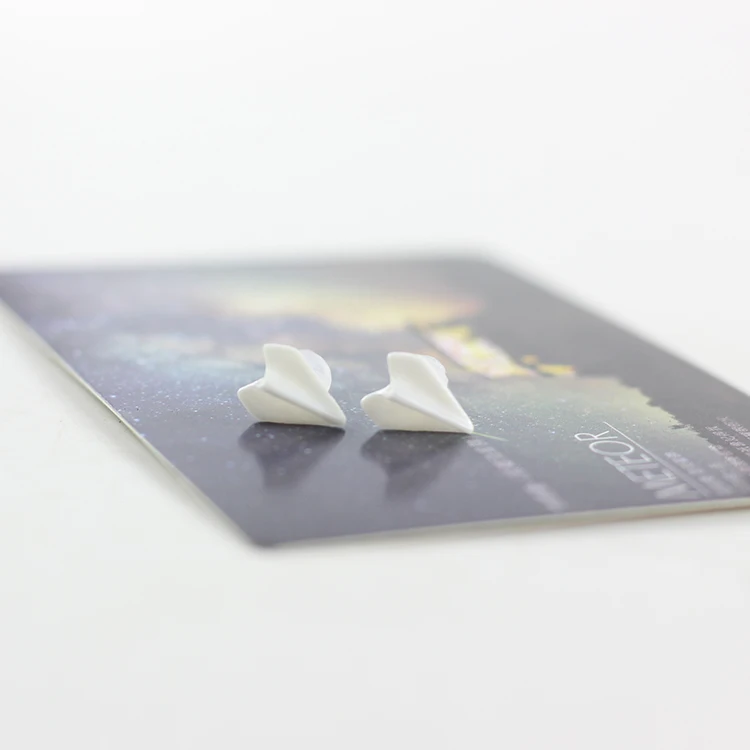 handmade ceramic creative fashion earrings small fresh female Japanese ceramic ear jewelry #1180