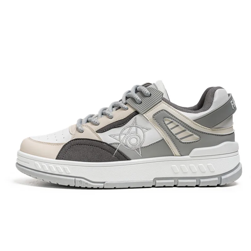 

New men's bread shoes, skateboard shoes, thick soled comfortable casual sports board shoes, motorcycle fashionable trendy shoes