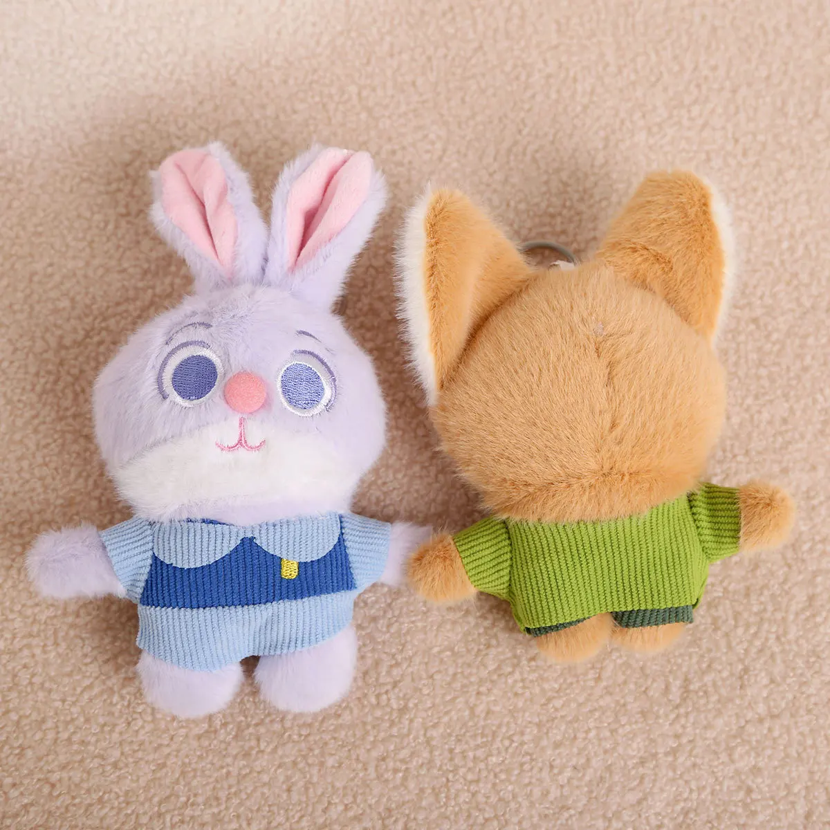 13cm Disney Zootopia Mini Pluszowa Zawieszka Brelok Lis Judy Hopps Królik Nick Wilde Lalka Lis Prezent dla Dziewczynki Dzieci