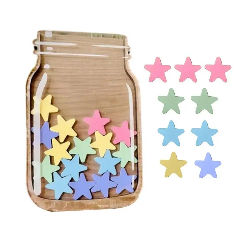 25 Stars Reward Jars For Kids Classroom Reward Jar For Children Kids Portable Behavior Chart For Teachers & Students   for gifts