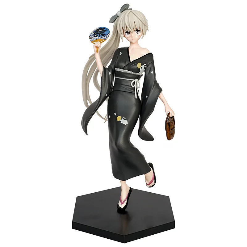 

"Yosuga no Sora Kasugano Sora Model Collectible Figurine Anime Peripheral of a 2D Girl in Black Kimono Sora Figura