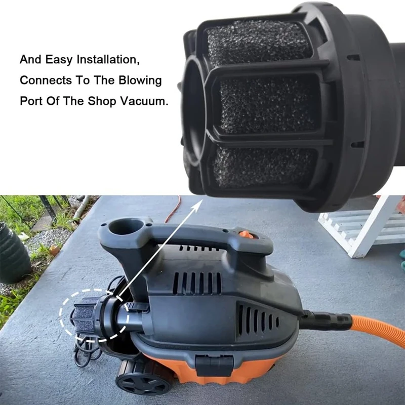 A44F-2-1/2-بوصة Vacs فراغ الناشر الخمار، كاتم الصوت الناشر الرطب/الجاف مرفق Vac CMXZVBE38660 لمتجر الحرفي