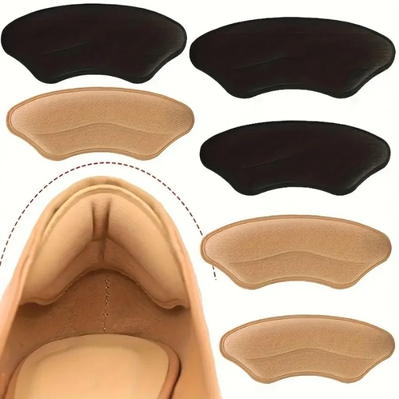 2Pcs Self-adhesive Heel Pads,Heel Inserts for Loose Shoes, Anti-slip Heel Protectors to Prevent Slipping & Boost Wearing Comfort