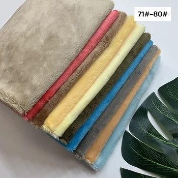 Sewbao-ベルベット生地のバックパック、手作りの動物のぬいぐるみ人形の生地、100の無地で利用可能