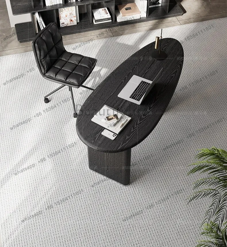 Nordic Solid Wood Desk Home Study Desk Bedroom Designer High-end Writing Computer Desk