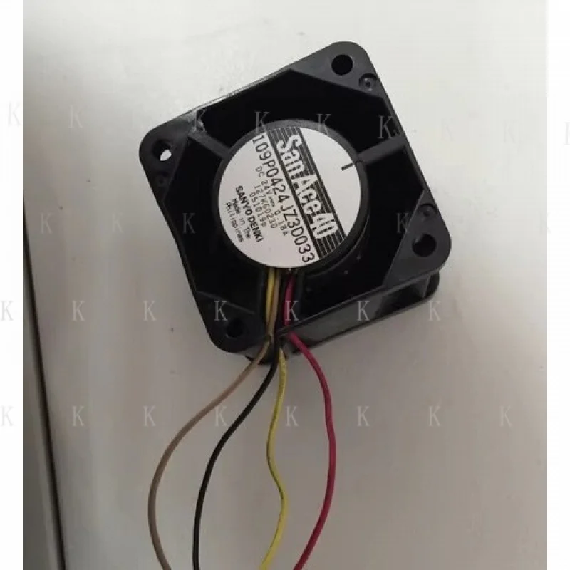 

C FOR Sanyo San Ace 40 109P0424JZ3D033 24V 0.18A 40*40*28MM 4-Wire Cooling Fan