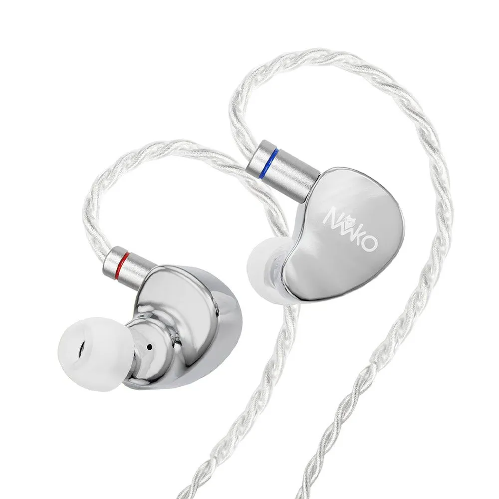 Wired HiFi Earbuds, Dynamic Lightweight Ergonomic, Zinc Alloy, Modular Plug, Gaming Headphones for PC Mobile PS4 Xbox Switch