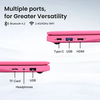 Mini Portable Notebook 10.1 Inch Windows 11 Laptop N4000 8GB RAM 256GB SSD Lightweight Ultrabook Budget Liquidation Computer 3